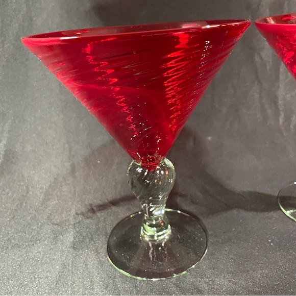Elegant Red Margarita Glasses - Picture 7 of 9